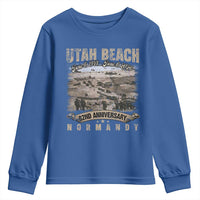Utah Beach D Day Youth Sweatshirt 82nd Anniversary Honor History Normandy WWII
