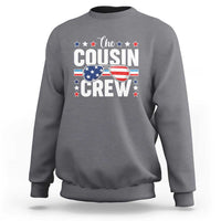 Funny The Cousin Crew 4th Of July Sweatshirt Patriotic American Family Matching - Wonder Print Shop