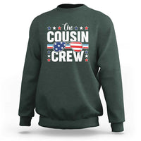 Funny The Cousin Crew 4th Of July Sweatshirt Patriotic American Family Matching - Wonder Print Shop