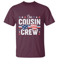 Funny The Cousin Crew 4th Of July T Shirt Patriotic American Family Matching - Wonder Print Shop