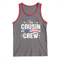 Funny The Cousin Crew 4th Of July Tank Top Patriotic American Family Matching - Wonder Print Shop