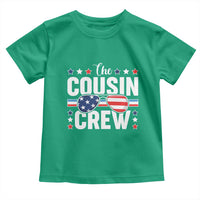 Funny The Cousin Crew 4th Of July Toddler T Shirt Patriotic American Family Matching - Wonder Print Shop