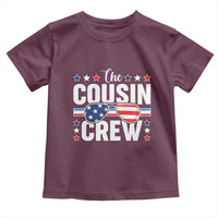 Funny The Cousin Crew 4th Of July Toddler T Shirt Patriotic American Family Matching - Wonder Print Shop