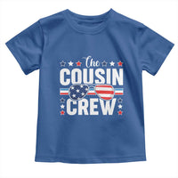 Funny The Cousin Crew 4th Of July Toddler T Shirt Patriotic American Family Matching - Wonder Print Shop