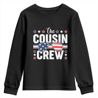 Funny The Cousin Crew 4th Of July Youth Sweatshirt Patriotic American Family Matching - Wonder Print Shop