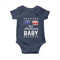 Funny All American Baby 4th Of July Baby Onesie Family Matching Sunglasses - Wonder Print Shop