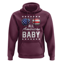 Funny All American Baby 4th Of July Hoodie Family Matching Sunglasses - Wonder Print Shop