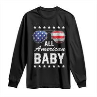 Funny All American Baby 4th Of July Long Sleeve Shirt Family Matching Sunglasses - Wonder Print Shop