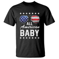 Funny All American Baby 4th Of July T Shirt Family Matching Sunglasses - Wonder Print Shop