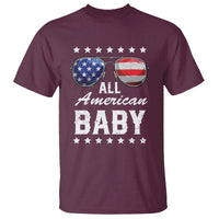 Funny All American Baby 4th Of July T Shirt Family Matching Sunglasses - Wonder Print Shop