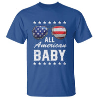 Funny All American Baby 4th Of July T Shirt Family Matching Sunglasses - Wonder Print Shop