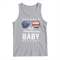 Funny All American Baby 4th Of July Tank Top Family Matching Sunglasses - Wonder Print Shop