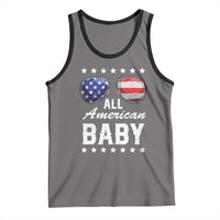 Funny All American Baby 4th Of July Tank Top Family Matching Sunglasses - Wonder Print Shop