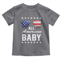 Funny All American Baby 4th Of July Toddler T Shirt Family Matching Sunglasses - Wonder Print Shop
