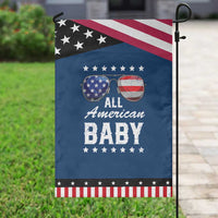 Funny All American Baby 4th Of July Garden Flag Family Matching Sunglasses