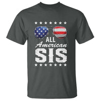 Funny All American Sis 4th Of July T Shirt Family Matching Sunglasses - Wonder Print Shop