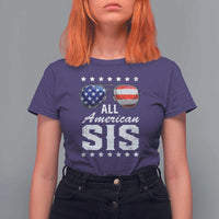 Funny All American Sis 4th Of July T Shirt For Women Family Matching Sunglasses - Wonder Print Shop