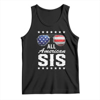Funny All American Sis 4th Of July Tank Top Family Matching Sunglasses - Wonder Print Shop