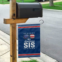Funny All American Sis 4th Of July Garden Flag Family Matching Sunglasses