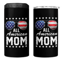 Funny All American Mom 4th Of July 4 in 1 Can Cooler Tumbler Family Matching Sunglasses - Wonder Print Shop