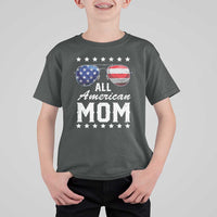 Funny All American Mom 4th Of July T Shirt For Kid Family Matching Sunglasses - Wonder Print Shop
