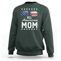 Funny All American Mom 4th Of July Sweatshirt Family Matching Sunglasses - Wonder Print Shop