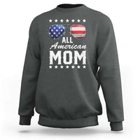 Funny All American Mom 4th Of July Sweatshirt Family Matching Sunglasses - Wonder Print Shop
