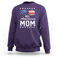 Funny All American Mom 4th Of July Sweatshirt Family Matching Sunglasses - Wonder Print Shop