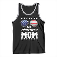 Funny All American Mom 4th Of July Tank Top Family Matching Sunglasses - Wonder Print Shop