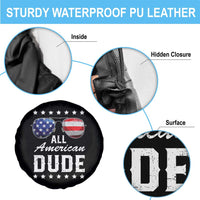 Funny All American Dude 4th Of July Spare Tire Cover Family Matching Sunglasses - Wonder Print Shop