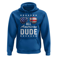 Funny All American Dude 4th Of July Hoodie Family Matching Sunglasses - Wonder Print Shop