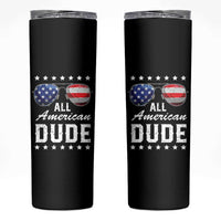Funny All American Dude 4th Of July Skinny Tumbler Family Matching Sunglasses - Wonder Print Shop