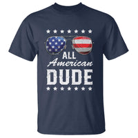 Funny All American Dude 4th Of July T Shirt Family Matching Sunglasses - Wonder Print Shop