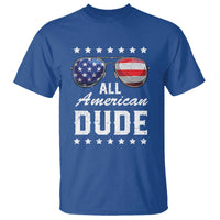 Funny All American Dude 4th Of July T Shirt Family Matching Sunglasses - Wonder Print Shop