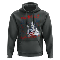 Red White and Not Really Feeling It Hoodie 4th of July Feminist Statue Of Liberty