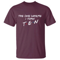 10th Birthday T Shirt The One Where I Turn Ninety Funny TV Series Bday