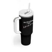 70th Birthday Tumbler With Handle The One Where I Turn Seventy Funny TV Series Bday