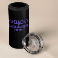 Native American Haudenosaunee Iroquois Nation Flag 4 in 1 Can Cooler Tumbler - Wonder Print Shop