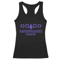 Native American Haudenosaunee Iroquois Nation Flag Racerback Tank Top - Wonder Print Shop