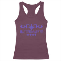 Native American Haudenosaunee Iroquois Nation Flag Racerback Tank Top - Wonder Print Shop