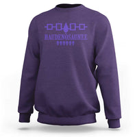 Native American Haudenosaunee Iroquois Nation Flag Sweatshirt - Wonder Print Shop