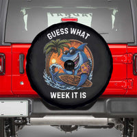 Funny Shark Guess What Week It Is Spare Tire Cover Shark Awareness Summer Vacation