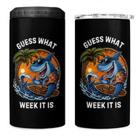 Funny Shark Guess What Week It Is 4 in 1 Can Cooler Tumbler Shark Awareness Summer Vacation