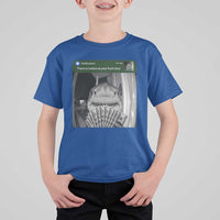 There is Motion at Your Front Door Funny Shark Motion Meme T Shirt For Kid