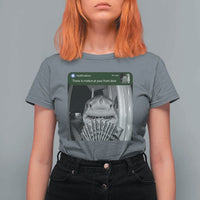 There is Motion at Your Front Door Funny Shark Motion Meme T Shirt For Women
