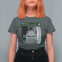 There is Motion at Your Front Door Funny Shark Motion Meme T Shirt For Women