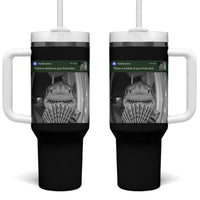 There is Motion at Your Front Door Funny Shark Motion Meme Tumbler With Handle