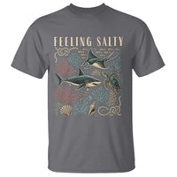 Feeling Salty Shark Lover Vintage Ocean Life T Shirt