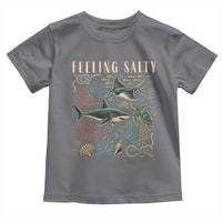 Feeling Salty Shark Lover Vintage Ocean Life Toddler T Shirt