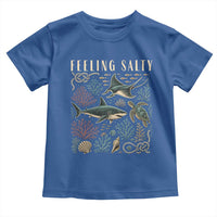 Feeling Salty Shark Lover Vintage Ocean Life Toddler T Shirt